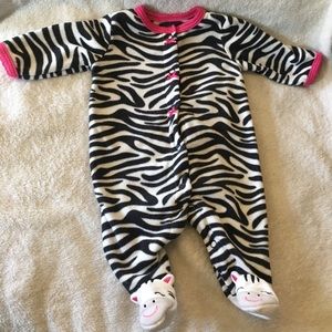 Carter’s Newborn Zebra-Print Jammies
